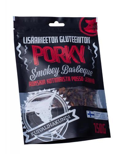 Kuivalihakundi Greasy Pork Jerky Smokey BBQ. 