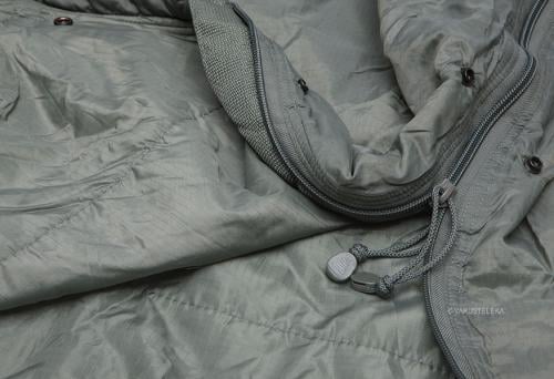 US MSS / IMSS Patrol Sleeping Bag, surplus. The snaps are there to attach the other parts of the sleeping bag system.