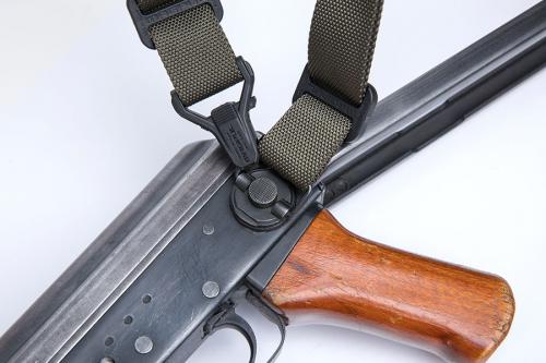 Magpul Paraclip. A Paraclip and the MS1 sling form a two- or single point sling for an AK