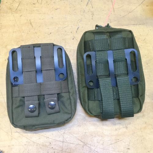 Särmä TST VFS MOLLE/PALS belt adapter. Twin column model for two PALS attachments right next to each other