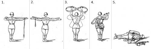 Soviet carrying belt for wounded, canvas, surplus. Official instructions of correct use.