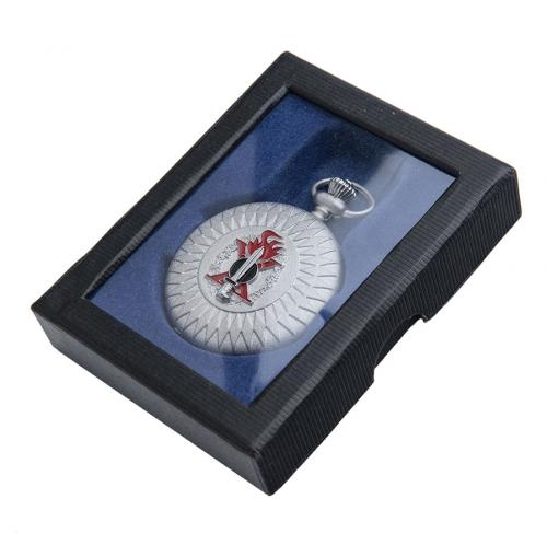 Italian wartime pocket watch, silver colour, repro.