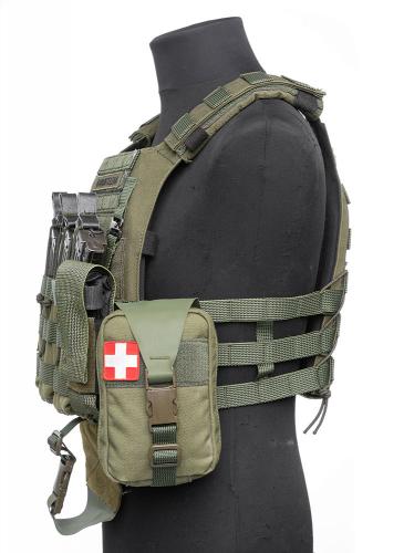 Särmä TST Rip-Off IFAK Pouch w. Mount. Vertical PALS mount.