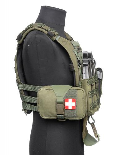 Särmä TST Rip-Off IFAK Pouch w. Mount. Horizontal PALS mount.