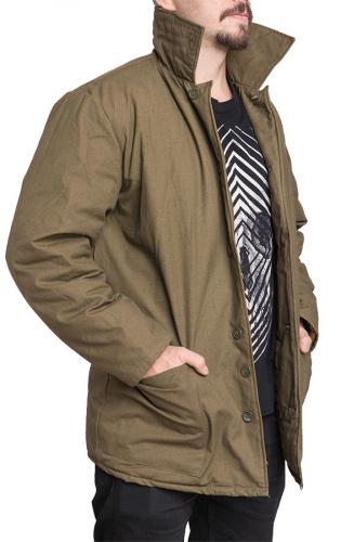 Soviet winter work jacket, brown, surplus.