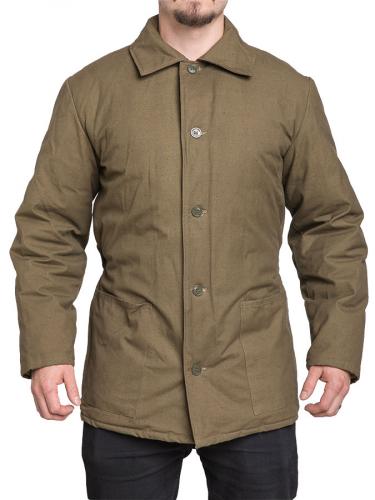 Soviet winter work jacket, brown, surplus Soviet winter work jacket, brown, surplus