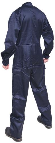 British Coverall, Flame Retardant, Navy, Surplus.