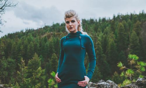 Särmä Women's Merino Wool Hoodie.