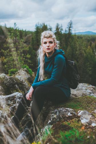 Särmä Women's Merino Wool Hoodie.