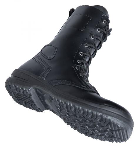 Swedish M93 combat boots, with zipper.