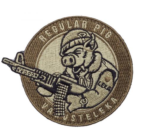 Varusteleka Regular Pig patch, subdued, velcro Varusteleka Regular Pig patch, subdued, velcro