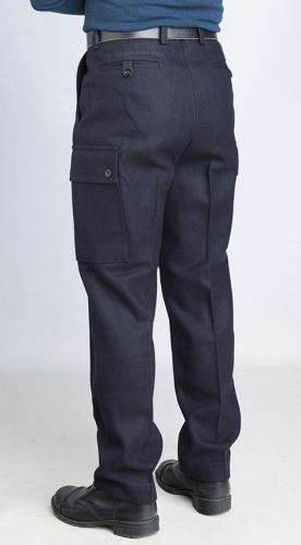 Finnish M65 wool trousers, dark blue, surplus.