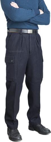 Finnish M65 wool trousers, dark blue, surplus