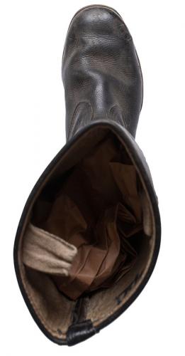 Soviet officer's jackboots with leather sole, surplus.