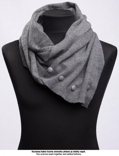 BW wool scarf, surplus.