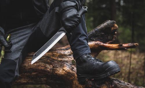 Swedish M90 winter combat boots. 