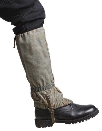 Swiss gaiters, grey, surplus. 