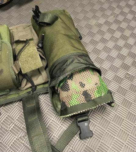 Särmä TST L7 Camouflage cloak. Packs into the Särmä TST General Purpose Pouch S.
