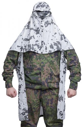 Särmä TST Camouflage cloak. Ripstop fabric