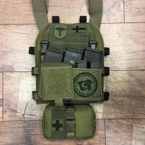 Särmä TST PC18 Plate Carrier. PC18 + Spiritus Systems Micro Fight chest rig.