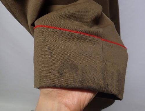 Soviet officer's coat, Major General. The coat has some stains like this here and there.