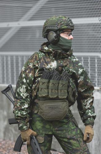 PGD ARCH High Cut Helmet, NIJ IIIA. Old model in the picture, the NVG mount has since been updated.
