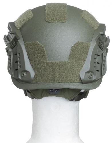PGD ARCH High Cut Helmet, NIJ IIIA. Loop base surfaces all over.
