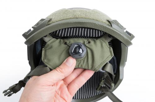 PGD ARCH High Cut Helmet, NIJ IIIA. One-handed adjustment with a BOA knob in the back.