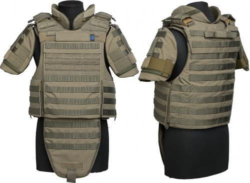 Sioen Tacticum Groin Protector, NIJ IIIA. Tacticum Vest with added groin, upper arm and neck/shoulder protection.