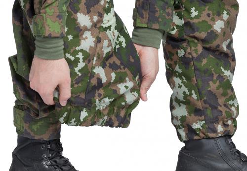 Särmä TST L5 Thermal Pants. Pant cuffs and instep reinforced with 500D Cordura.