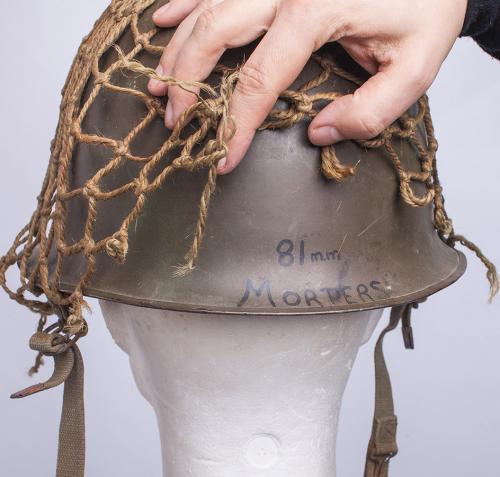 SADF M63 steel helmet verkolla.