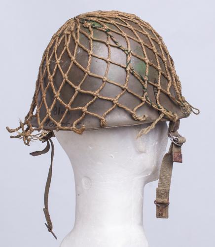 SADF M63 steel helmet verkolla.