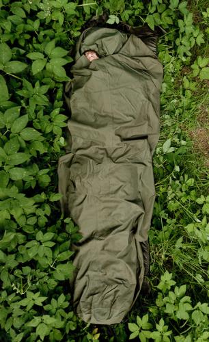Dutch sleeping bag Gore-Tex cover, surplus.