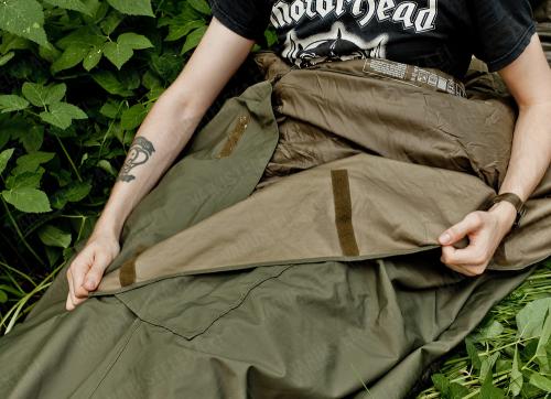 Dutch sleeping bag Gore-Tex cover, surplus.