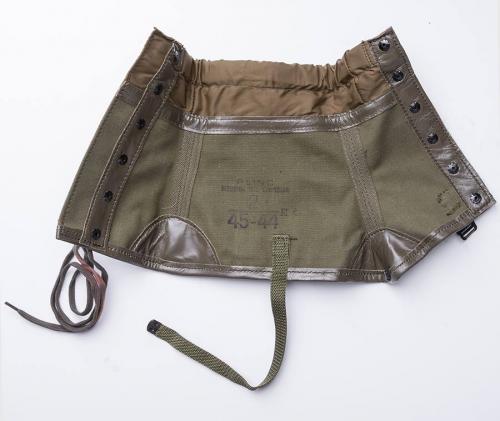 Italian gaiters, canvas, short, surplus.