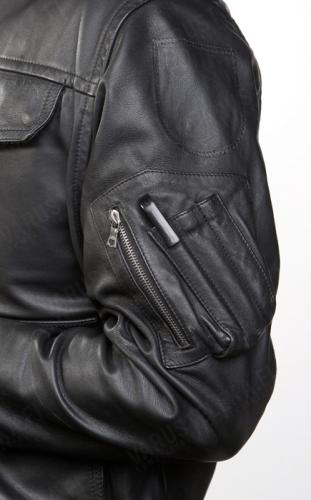Bundespolizei Short Leather Jacket, surplus. 