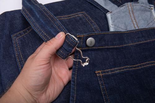 Särmä Denim Overalls. Normal metal buckles - tried and true.