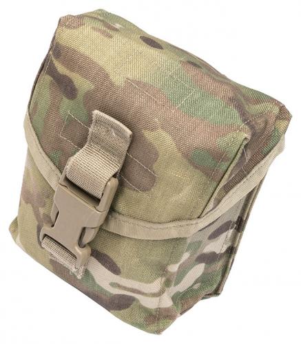 US MOLLE IFAK, OCP, suprlus. Cup-like lid and secure closure.