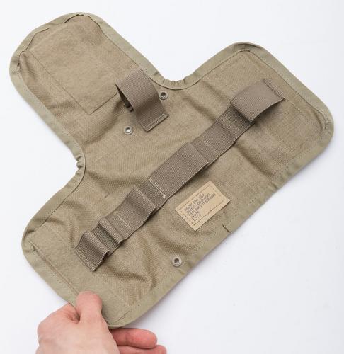 US MOLLE IFAK, OCP, suprlus. The pouch is designed to hold this organizing roll, but you don't have to take it: buy it separately if you want one.