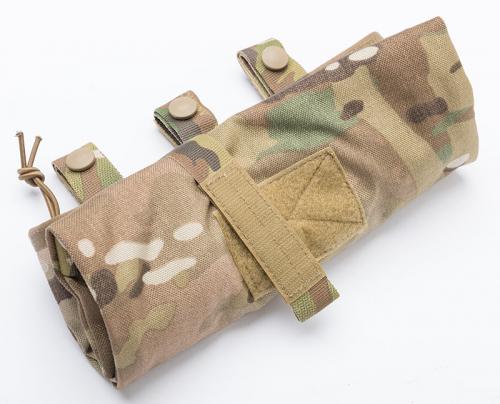 Eagle Industries MOLLE Multi Purpose Roll Up Dump Pouch, Multicam, surplus. Rolls up to a nice little package.