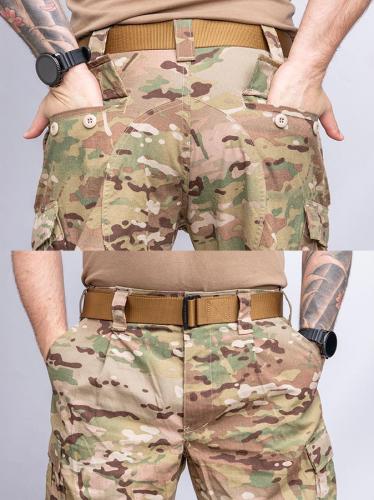 Propper FR Combat Ensemble Pants, Multicam, surplus. You'll find a lot of pockets from these.