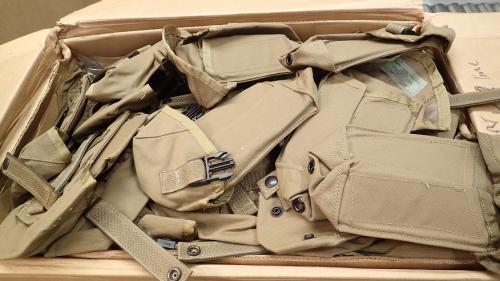 USMC MOLLE 100 Round Ammo Pouch, Coyote Brown, Surplus. Very nice condition!