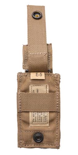 Eagle Industries M9 (MP1) Fort Bragg Magazine Pouch, Coyote Brown, surplus. Standard attachment.