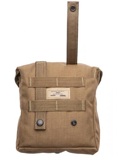 USMC IFAK Pouch, Coyote Brown, Surplus. The usual MOLLE/PALS. Requires 3 columns on your gear.