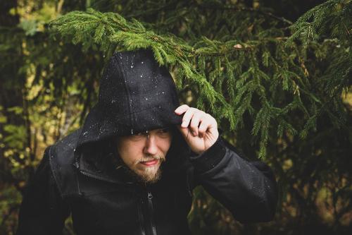 Särmä Wool Fleece Jacket. Hood sold separately. Model's size Medium Regular, which is the size worn too.