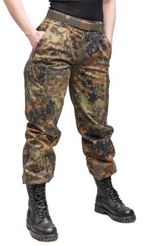BW women's Cargo Pants, Flecktarn, surplus BW women's Cargo Pants, Flecktarn, surplus