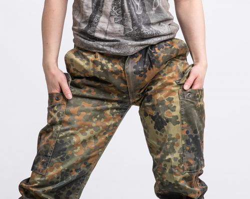 BW women's Cargo Pants, Flecktarn, surplus.