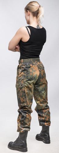 BW women's Cargo Pants, Flecktarn, surplus.
