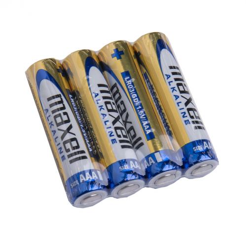 Maxell Alkaline battery, 4 pcs, shrink-wrapped Maxell Alkaline battery, 4 pcs, shrink-wrapped