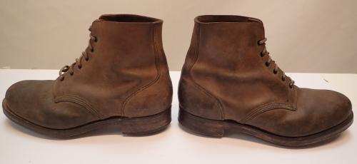 British RAF ankle boots, WW2 era, size UK 11.